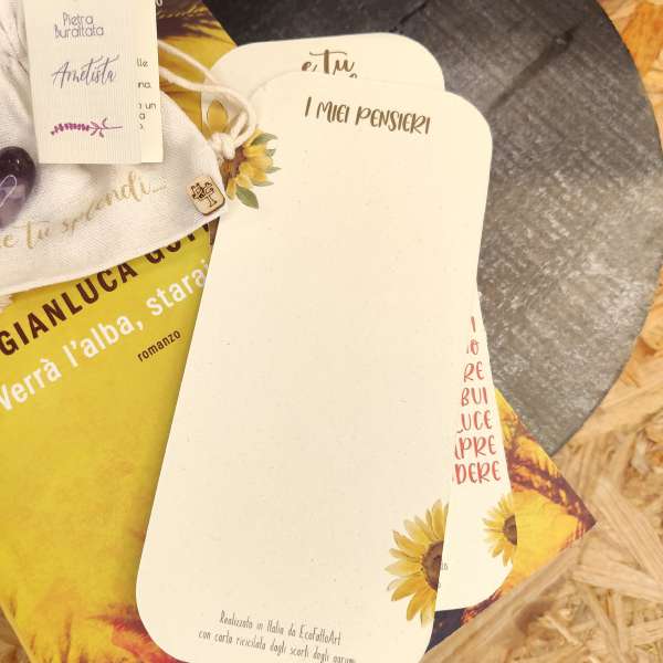 Segnalibro in carta riciclata E tu splendi Idea regalo per lettori